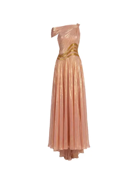 Gattinolli by Marwan lurex gown dress Pink GA6711