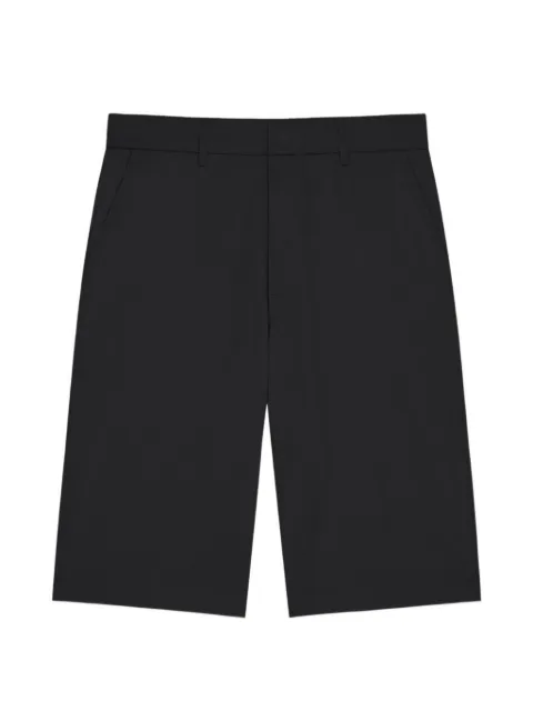 Givenchy patch-detail tailored chino shorts Black BM51CS14YK