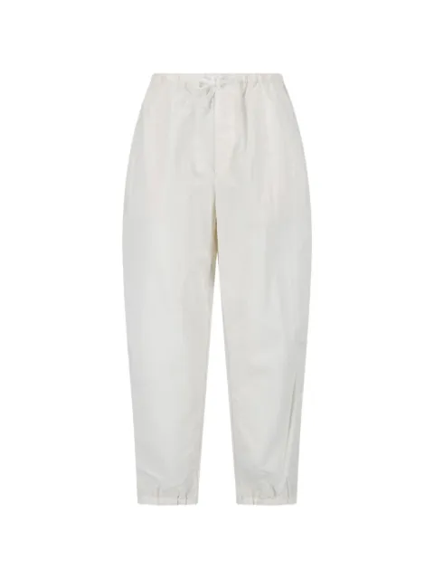 Kaptain Sunshine drawstring wide-leg trousers White KS26SPT11