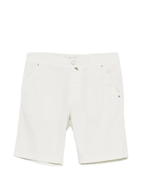 Jacob Cohën logo-patch shorts White JUMOE002036S2544
