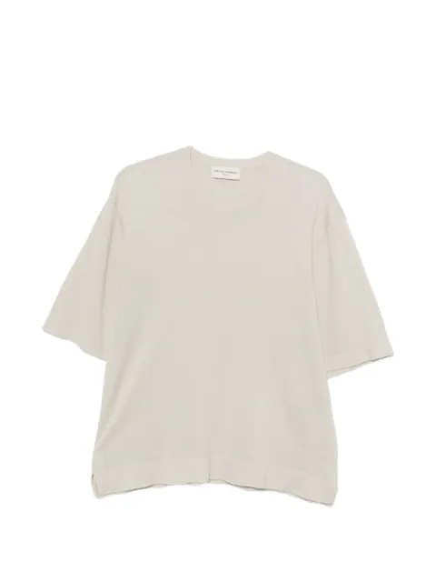 Officine Generale fine-knit crew-neck T-shirt Neutrals MTEE201PRE