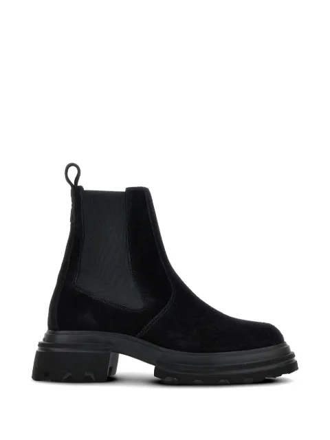 Hogan elastic suede ankle boots Black HXW6740FM00BYE