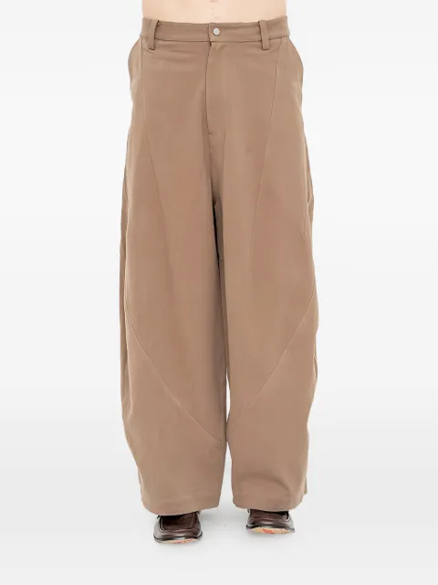 Joe Chia Cloudfold Trace trousers Brown PA2612BR