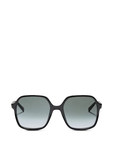 VALENTINO GARAVANI EYEWEAR rectangular acetate sunglasses Black 5VG018S01