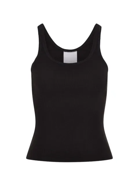 Paris Georgia ribbed top Black PERFS003BLK