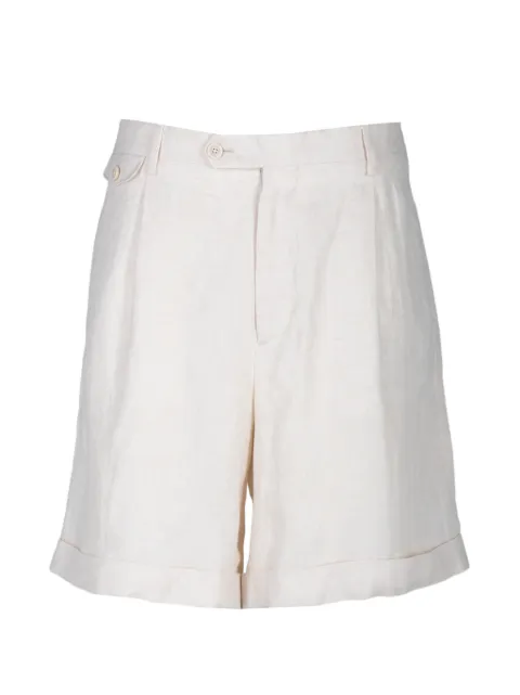Lardini belt-loops shorts Neutrals PAALBIN
