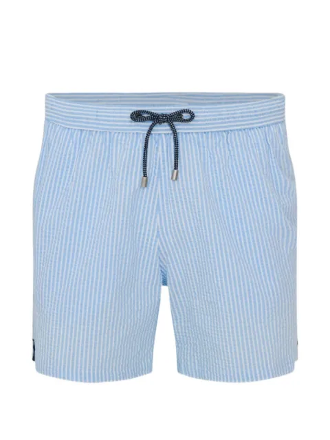 PATRICK ASSARAF striped swim shorts Blue P5111G1B