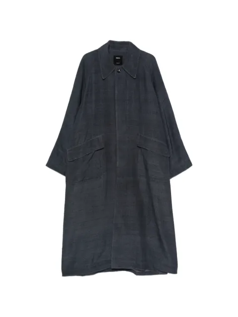 SEWMOD raglan-sleeve overcoat Blue QX094