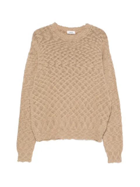 SEWMOD open-knit sweater Brown SMM2