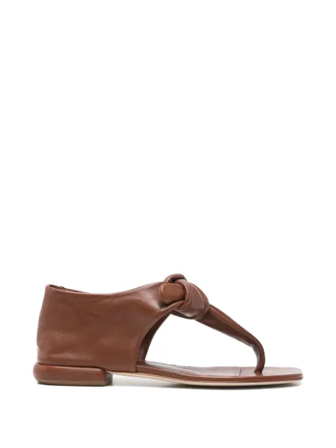 Officine Creative Suki knotted sandals Brown OCDSUKI008GUANT