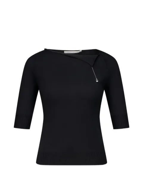 Paloma Wool Cain chain-detail top Black WJMO10999