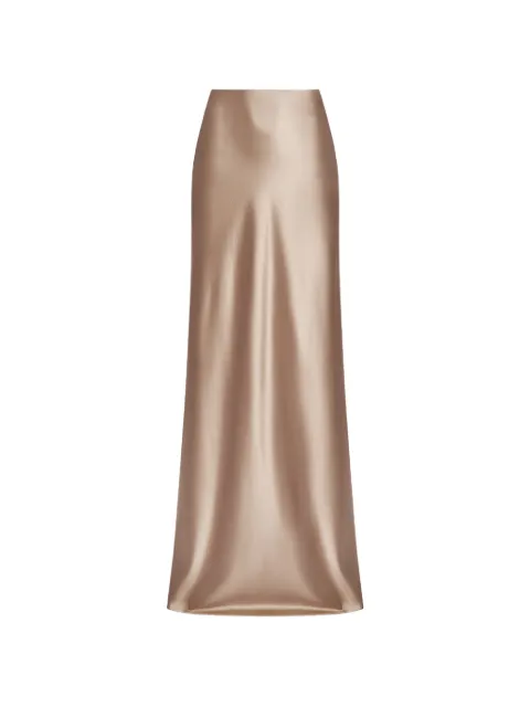 ALEXIA & ANTONIA bias-cut maxi skirt Neutrals 21002111101
