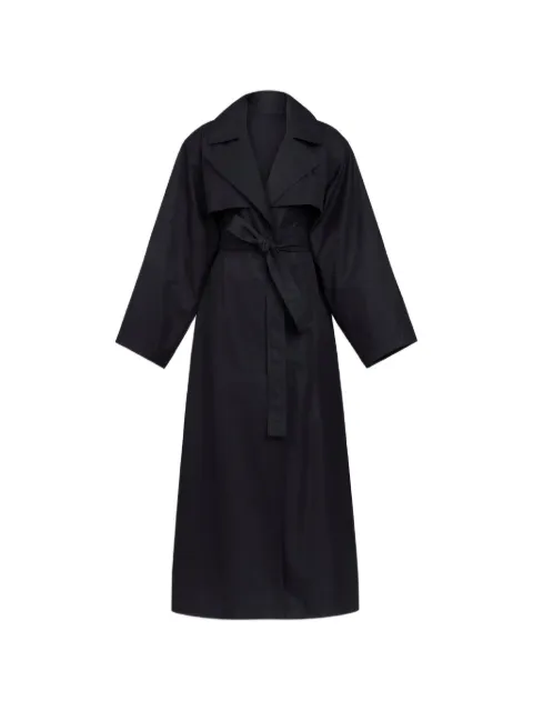 Alaïa Solaro trench coat Blue AA9M1199W154C