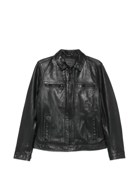 AllSaints Luck leather jacket Black M069LB