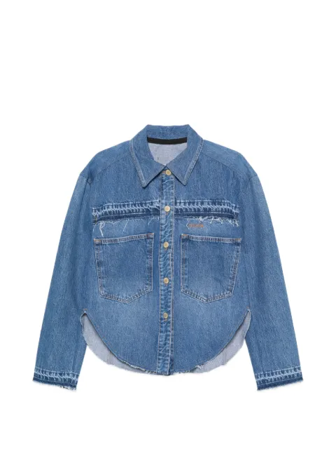 LITKOVSKA raw-cut denim shirt Blue J02SS26