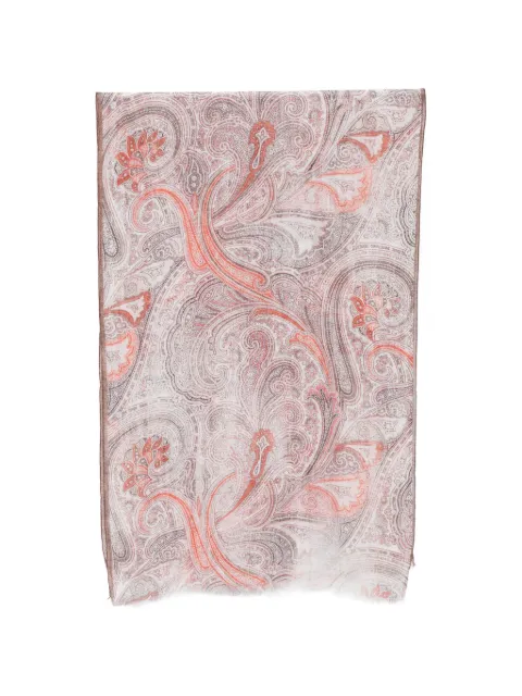 Dell'oglio paisley-print scarf White 51005