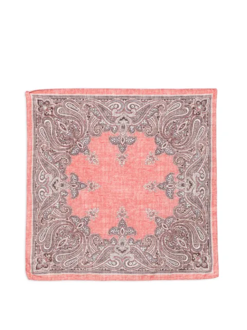 Dell'oglio paisley-print scarf Pink 50504