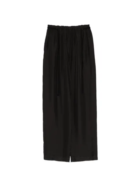 Barena drawstring wide-leg trousers Black PAD55644124