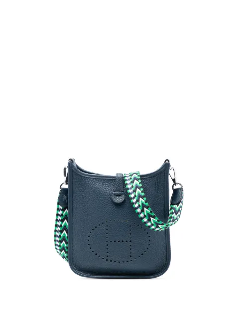 Hermès Pre-Owned 2022 Clemence Evelyne 16 Amazone crossbody bag Blue 58O63790N0Q0D3P0