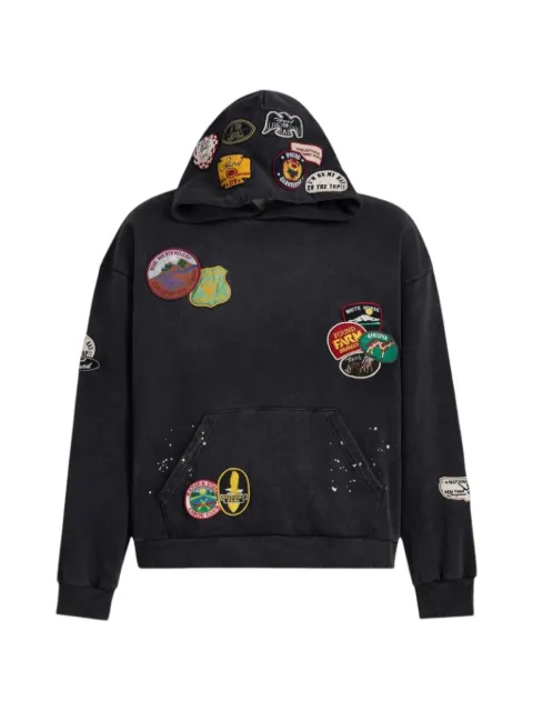 FOUND patchwork hoodie Black FOSS26HO06012