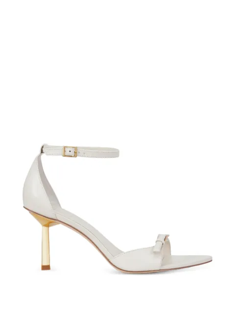 POTAMY buckle-strap leather sandals White PP01095CN02VANILLA26S