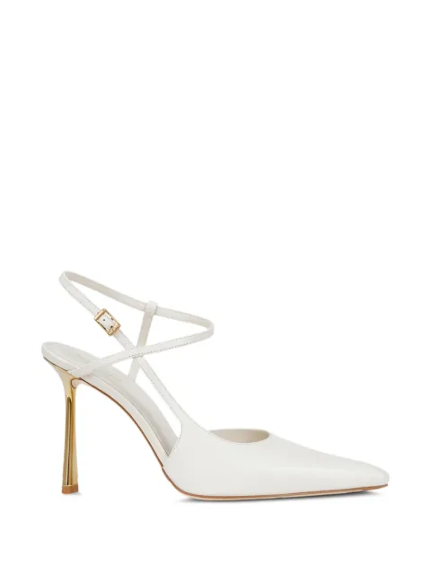 POTAMY slingback pumps White PP01023CN06VANILLA26S