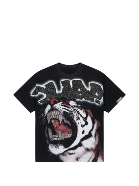 duaa tiger graphic T-shirt Black DUAGTSBSS26