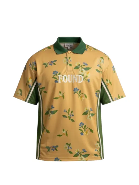 FOUND floral polo Neutrals FOSS26PO01016