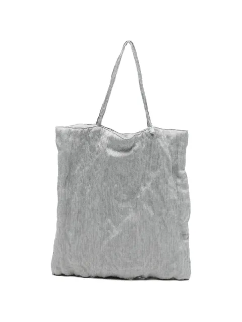 Alysi crinkled-effect tote bag Grey 316662P6204