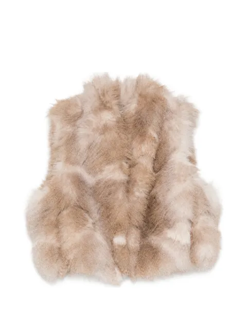 Forte Forte faux-fur gilet Neutrals 15002MYCOAT