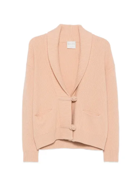 Forte Forte ribbed shawl-collar cardigan Neutrals 15142MYKNIT