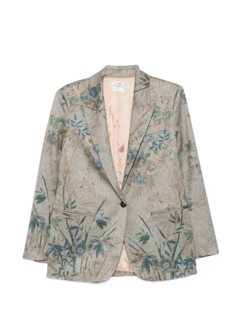 Forte Forte Le Bambou Secret single-breasted blazer Grey 15120MYJACKET