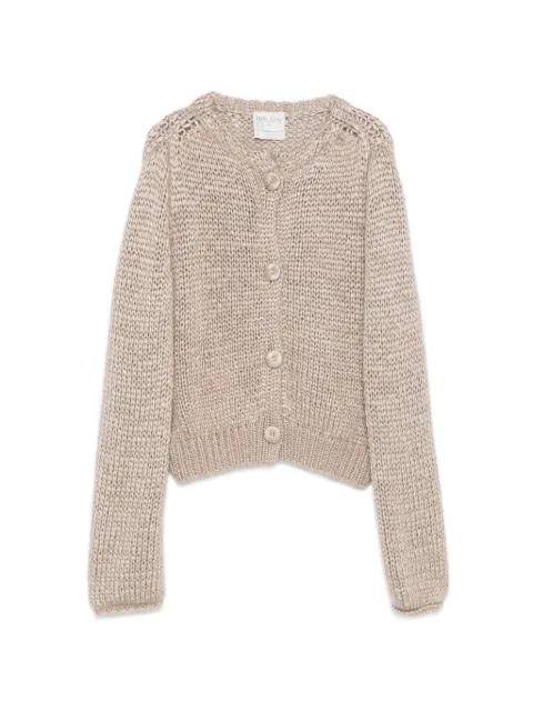 Forte Forte chunky-knit button-up cardigan Neutrals 15152MYKNIT