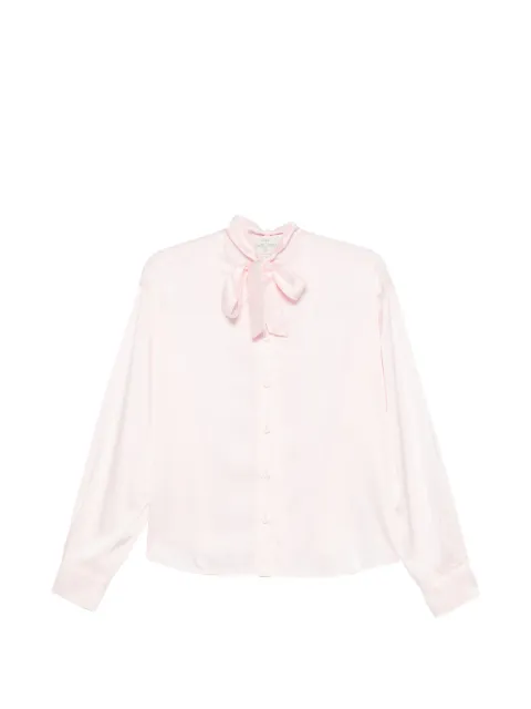 Forte Forte pussy-bow collar shirt Pink 15072MYSHIRT