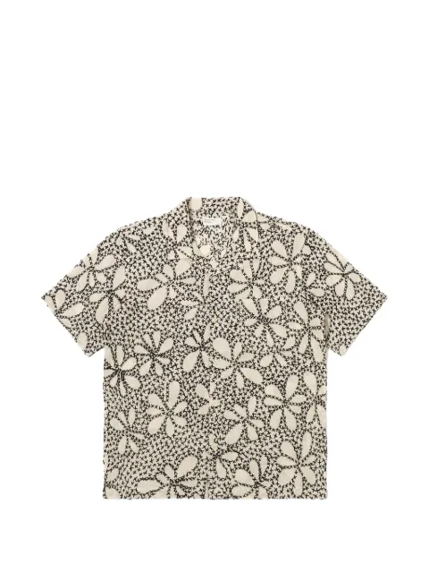 Universal Works floral short-sleeve shirt Neutrals 34175