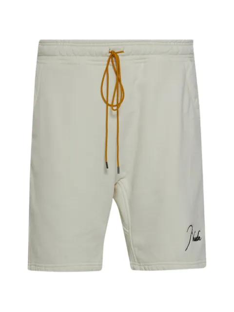 RHUDE Century drawstring-fastening shorts Neutrals RHPS26SH01105