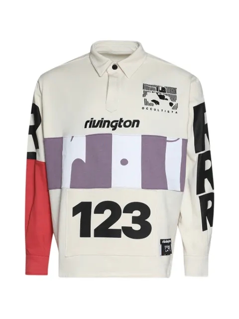 RRR123 Apocrypha Rugby long-sleeved shirt White APOCOP90