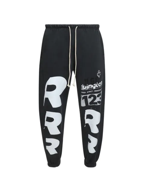 RRR123 Membership Uso Enemy track pants Black MUSOSP00