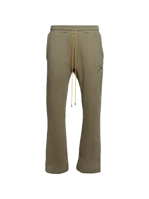 RHUDE Classique drawstring track pants Green RHPS26PA01012