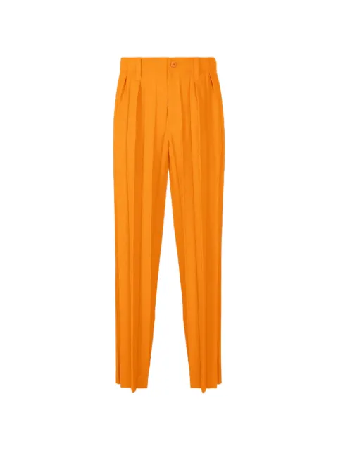 Homme Plissé Issey Miyake Edge Ensemble trousers Orange HP66FF177