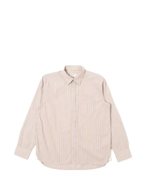 Universal Works Lazy Day striped pocket shirt Neutrals 34166