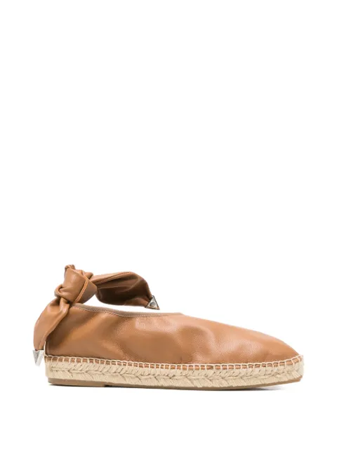 Toga Pulla chain-link knotted espadrilles Brown FTGPW149505205