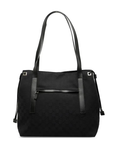 Gucci Pre-Owned 2000-2015 GG Canvas tote bag Black AMS25UIZKAEXKYZW