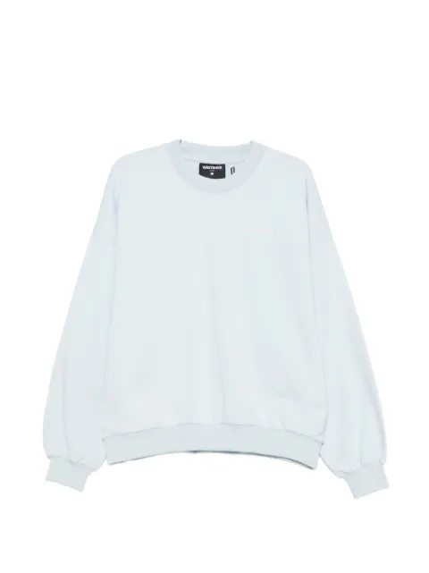 WRSTBHVR logo-print sweater Blue U2126TT3475