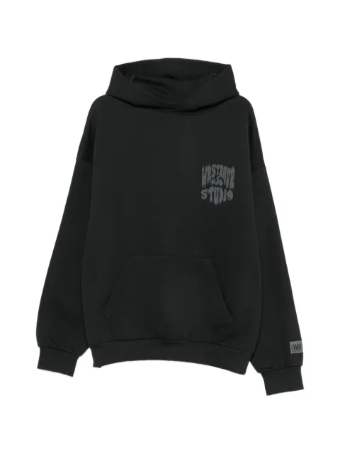 WRSTBHVR logo-print pouch-pocket hoodie Black U2026TT3448