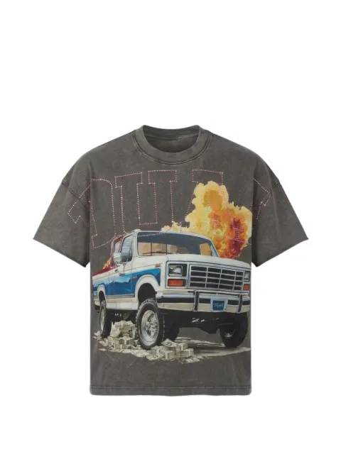 duaa graphic rhinestone T-shirt Grey DUAPUTSVWSS26