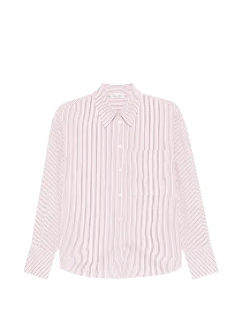 Marc O'Polo striped patch-pocket shirt White 600081342009
