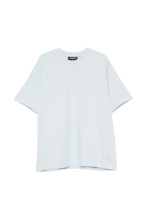 WRSTBHVR logo-print T-shirt Blue U1026TT3476