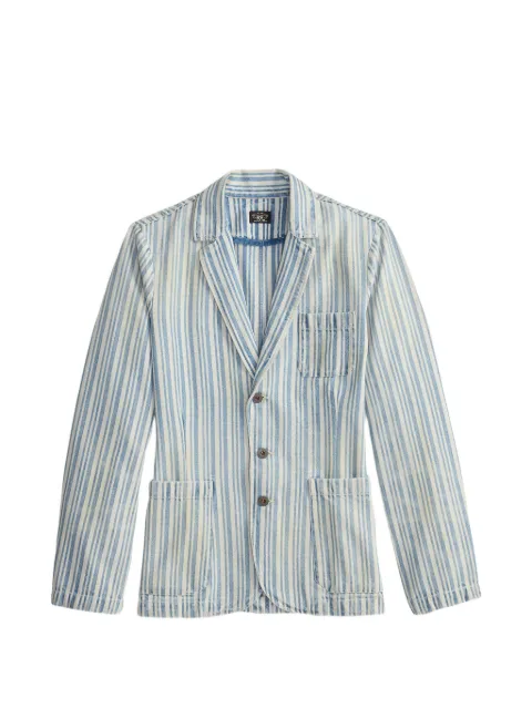 Ralph Lauren RRL striped blazer Blue 282B35993