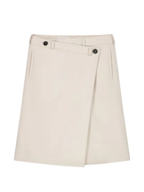 Coperni button-detail circular midi skirt White COPJ138F3078